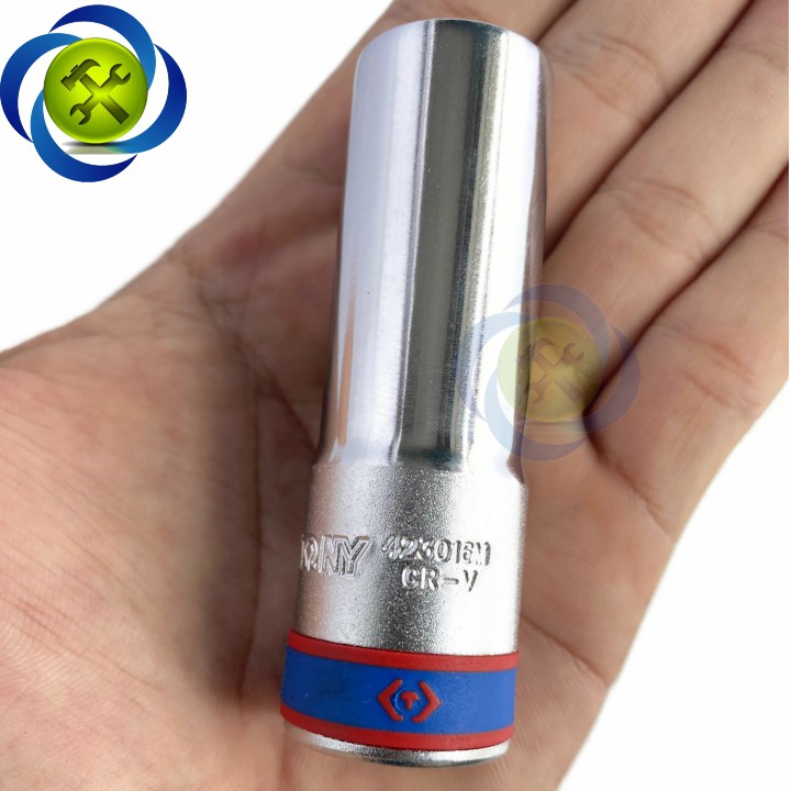 Tuýp 16mm 1/2 Kingtony 423016M loại dài 12 cạnh màu trắng