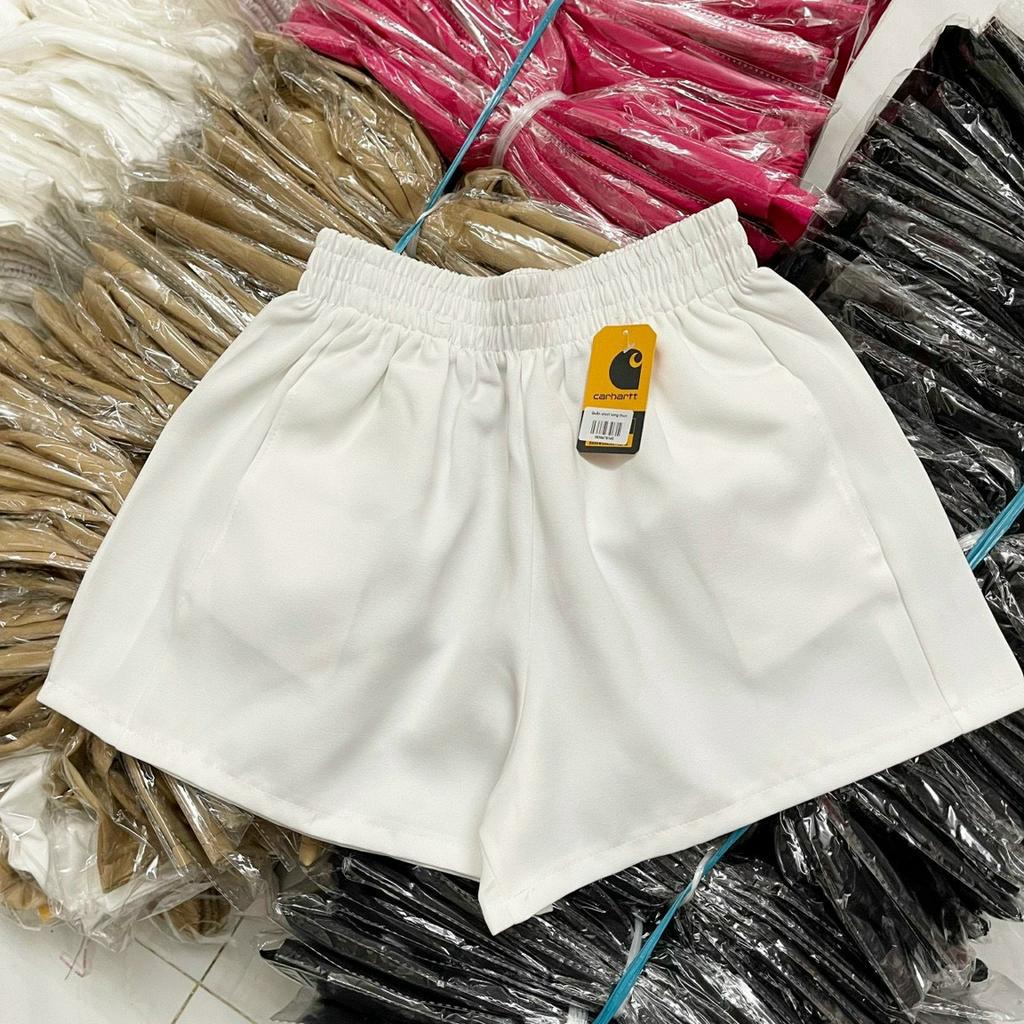 Quần short kiểu lưng chun xòe bồng u