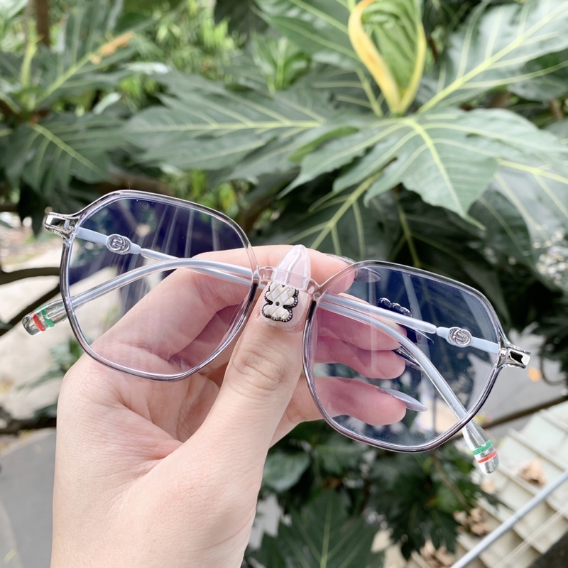 Gọng kính cận nam nữ AHSTORE chất liệu nhựa dẻo cao cấp mắt vuông gọng mảnh mai, nhẹ nhàng, phù hợp nhiều khuôn mặt