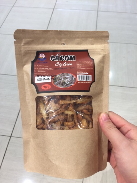 Cá cơm sấy giòn 500g/ 200g/ 100g Duy Điệp