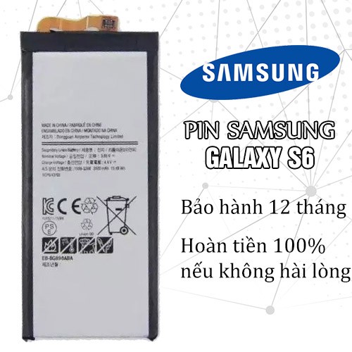 Pin Samsung Galaxy S6 Active - Bảo hành 12 tháng - Hoàn tiền 100% nếu không hài lòng