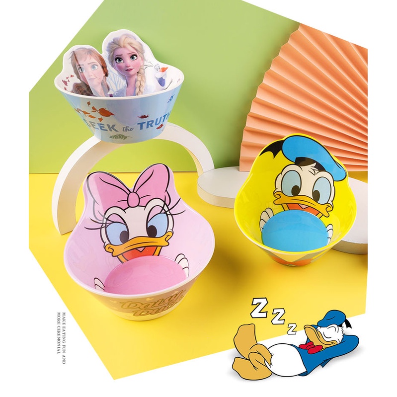 Tô nhựa Melamine 3D in hoại hình xinh xắn cho bé