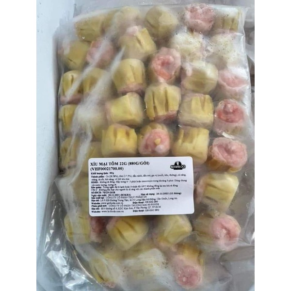 XÍU MẠI TÔM hàng xuất khẩu.