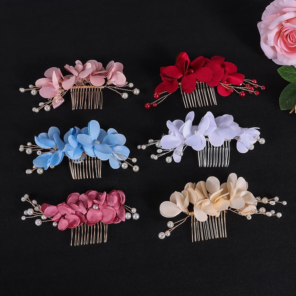 Lược Chải Tóc LUOL Tạo Kiểu Đẹp|Kẹp Tóc Cô Dâu Đính Đá Sang Trọng