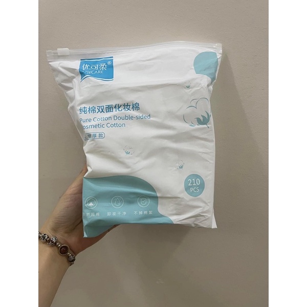 Bông tẩy trang Joycare gói 210m