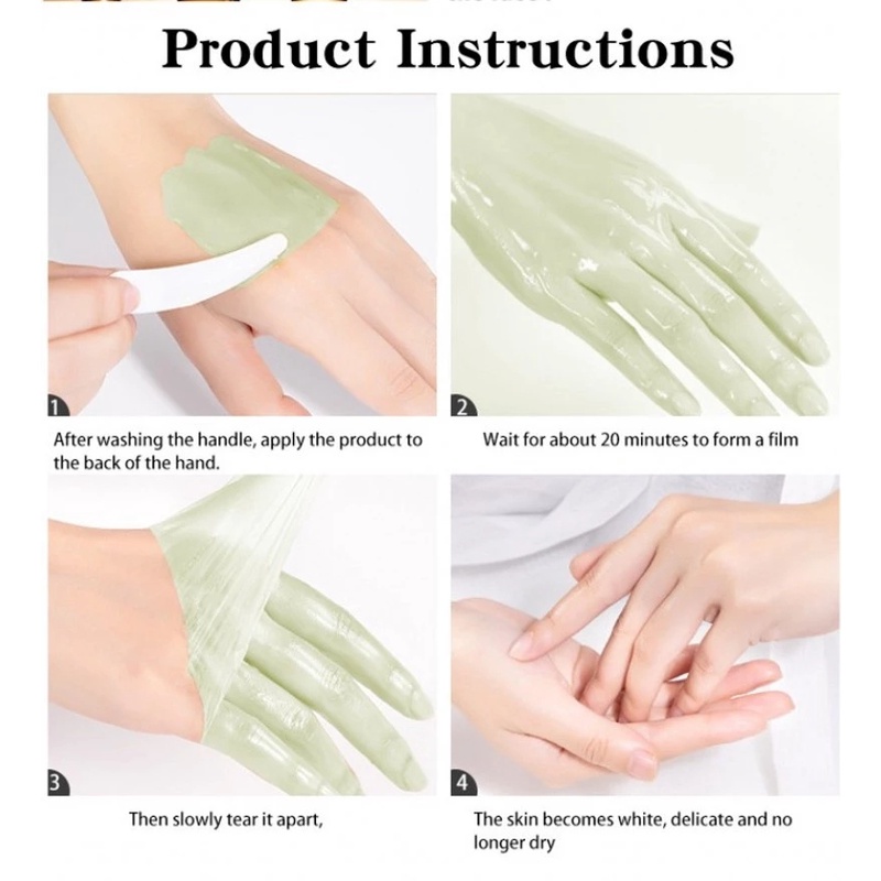 [Hàng mới về] Mặt nạ tay FAIR KING từ trà xanh dưỡng ẩm chống nếp nhăn