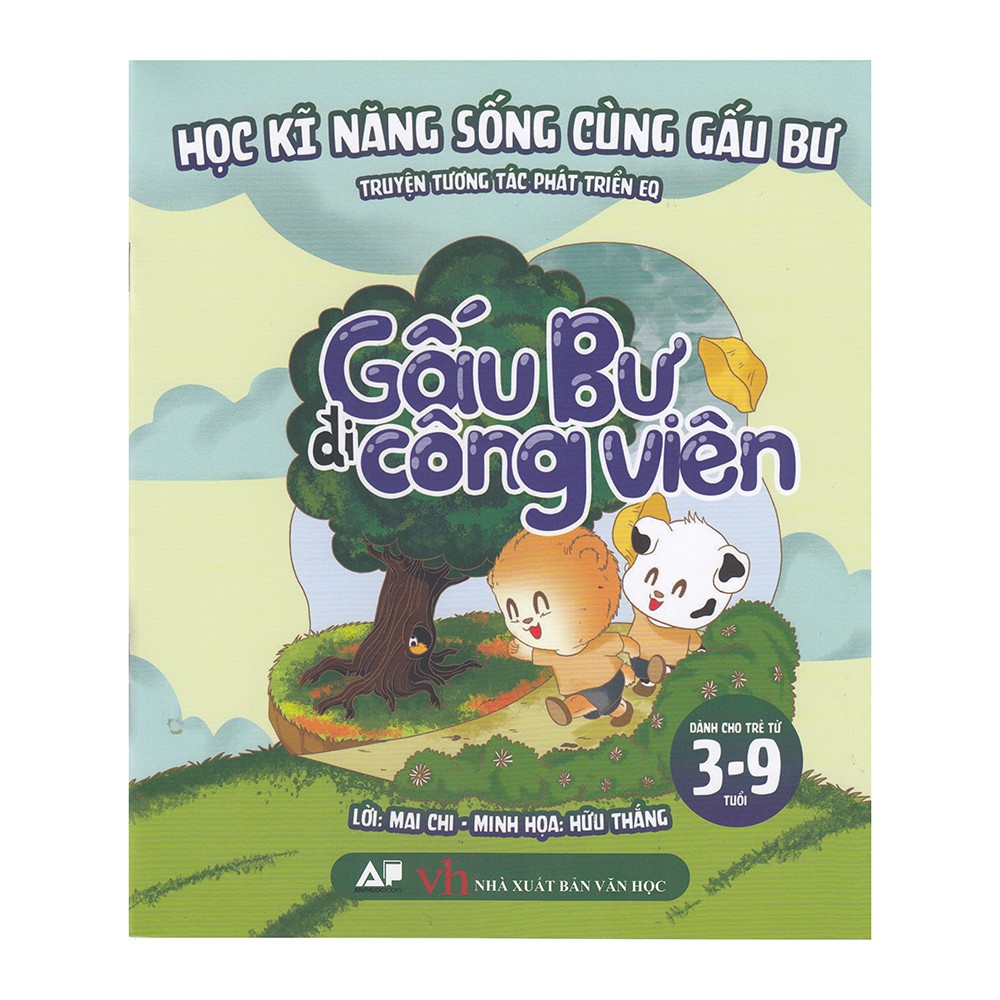 Sách- Gấu Bư Đi Công Viên - Học Kĩ Năng Sống Cùng Gấu Bự - Truyện Tương Tác Phát Triển EQ (Dành Cho Trẻ Từ 3-9 Tuổi)