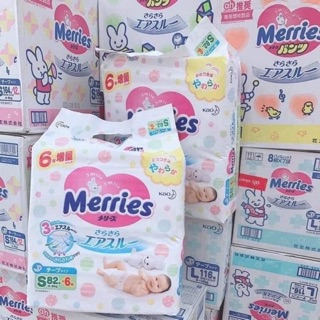 Bỉm Meries cộng miếng S88/M64 quần