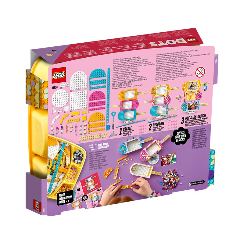 Đồ Chơi LEGO Khung Ảnh Cà Rem Và Vòng Tay Sắc Màu 41956 (474 chi tiết)
