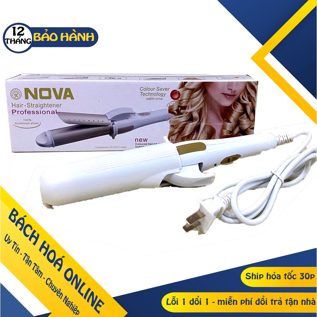 Lược kẹp tóc đa năng Nova 3in1 809CRM