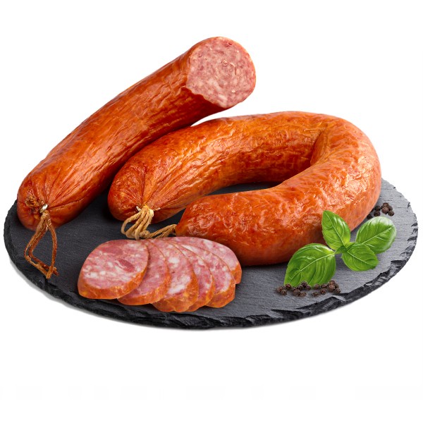 Xúc Xích Vòng Hun Khói Đặc Sản Của Nga cây 450g-500g