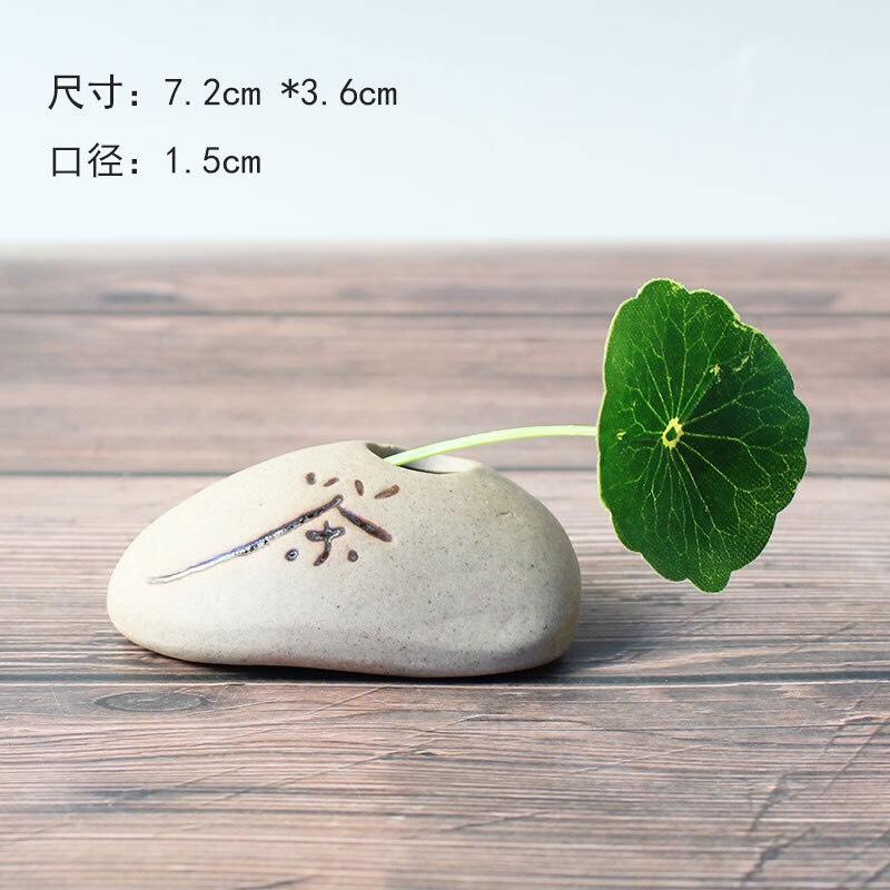 Chậu bình mini trồng cây,  trang trí kèm kệ tượng phật- decor không gian tiểu cảnh phối lũa( chưa bao gồm thực vật)