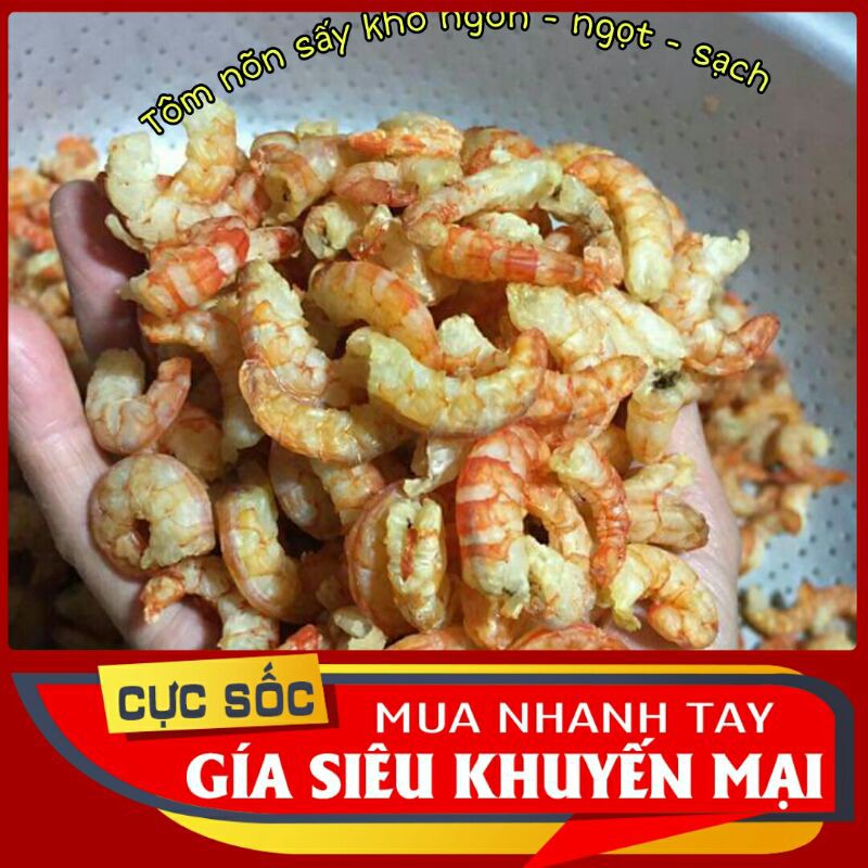 100g nõn tôm khô nhỏ, tôm biển Nghệ An dùng nấu canh, rim mặn ngọt, trộn gỏi ăn ngon, vị ngọt tự nhiên