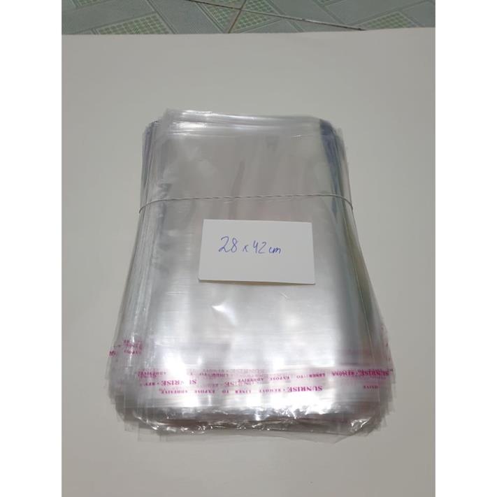 200g túi bóng kiếng dán miệng nhiều size
