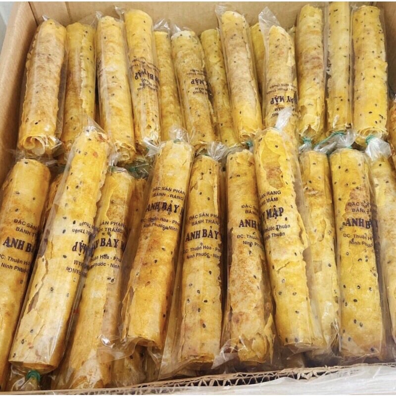 Bánh tráng cuộn mắm ruốc bao ngon