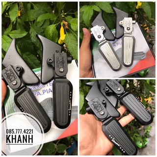 Gác chân vespa, gác chân BẤM v2 vespa print / primavera - phụ tùng vespa
