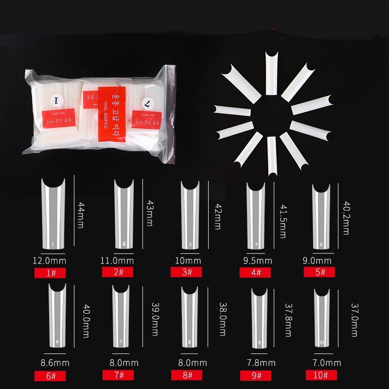 Móng ống tre form dài làm móng tay nail