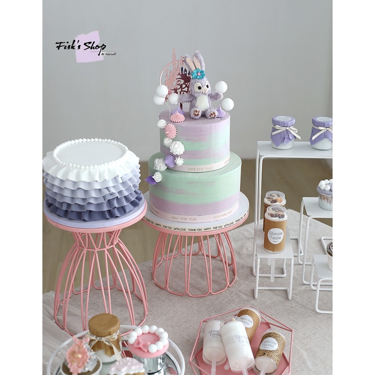Khay bánh sinh nhật, điểm tâm đế bầu