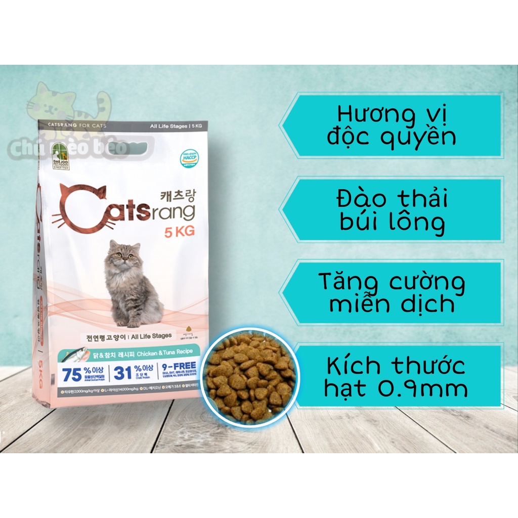 Hạt Catsrang Hàn Quốc - Thức ăn cho mèo mọi lứa tuổi