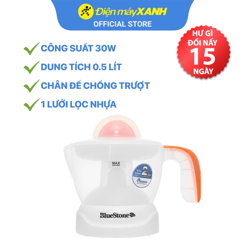 [Mã ELHA22 giảm 6% đơn 300K] Máy vắt cam Bluestone 30W CJB-1127