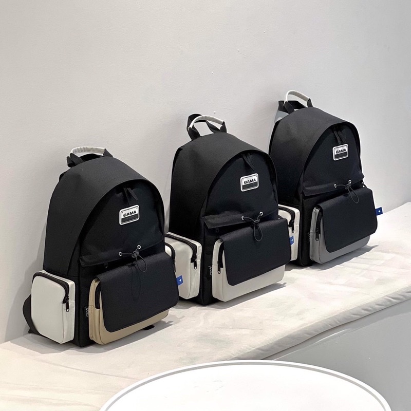Balo Bama Simple 3.0 Backpack 2810 Shop Chất Vải Canvas Cao Cấp | Cặp Bama Đi Học Đi Chơi | Kích Thước 29 x 36 CM