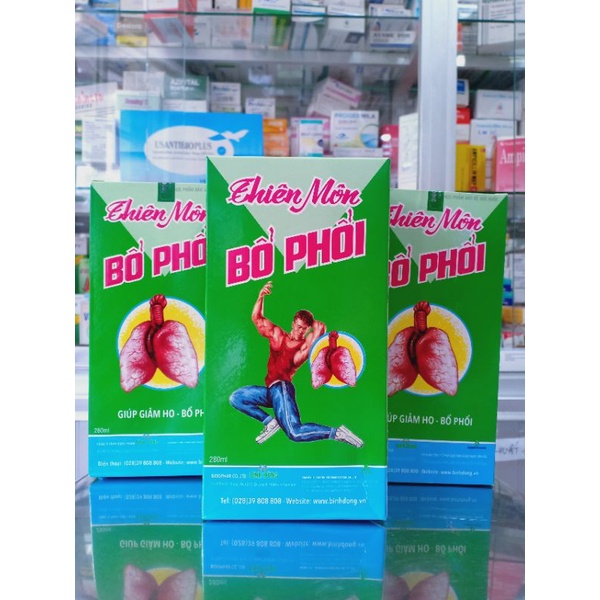 Thiên Môn BỔ PHỔI (Chai 280ml ) Giảm ho nhanh chóng, Bổ phổi thật hay