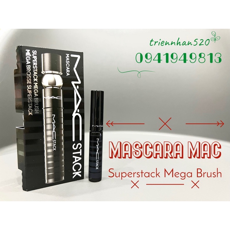 Mascara Chuốt mi cong, dày MAC Superstack Mega Brush 2.1ml