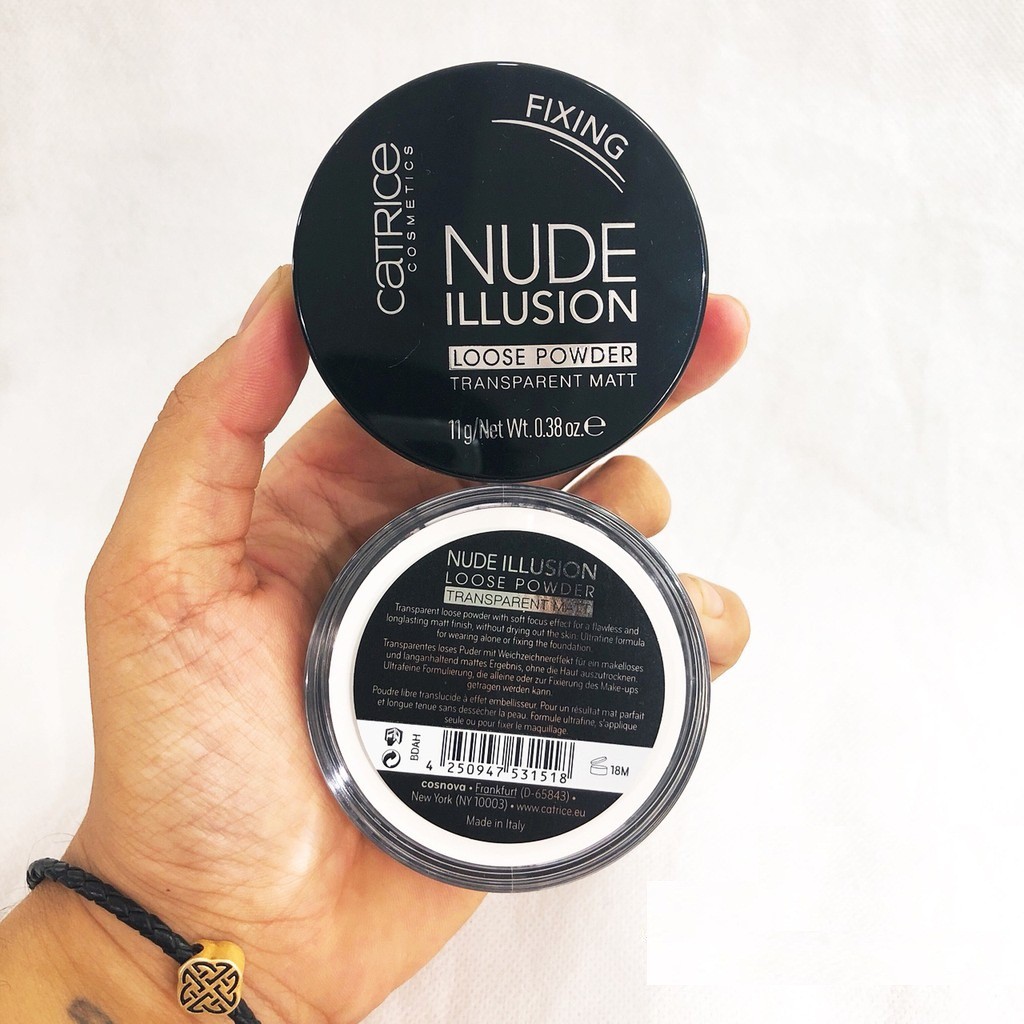 Phấn Phủ Dạng Bột Kiềm Dầu Cực Tốt CATRICE Nude Illusion Loose Powder 11g