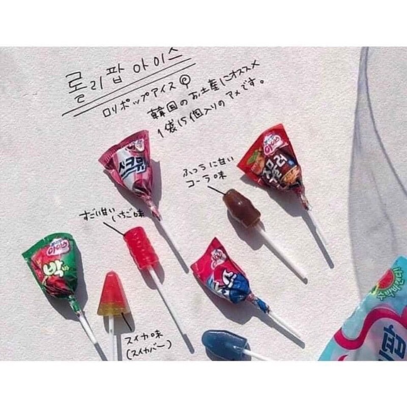 Kẹo Que Mút Lotte Hàn Quốc 192g