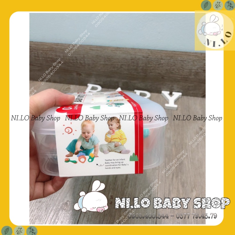 Bộ 10 gặm nướu BabyRattle an toàn cho bé