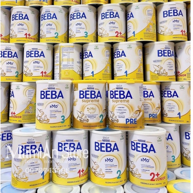 Sữa Bột Beba Dòng Thủy Phân Supreme HMO Hàng Air Đức, Chính Hãng/1 Hộp 800g