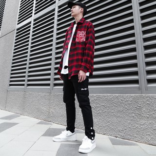 Áo Sơ Mi Flannel Khăn Badana Sọc Đỏ