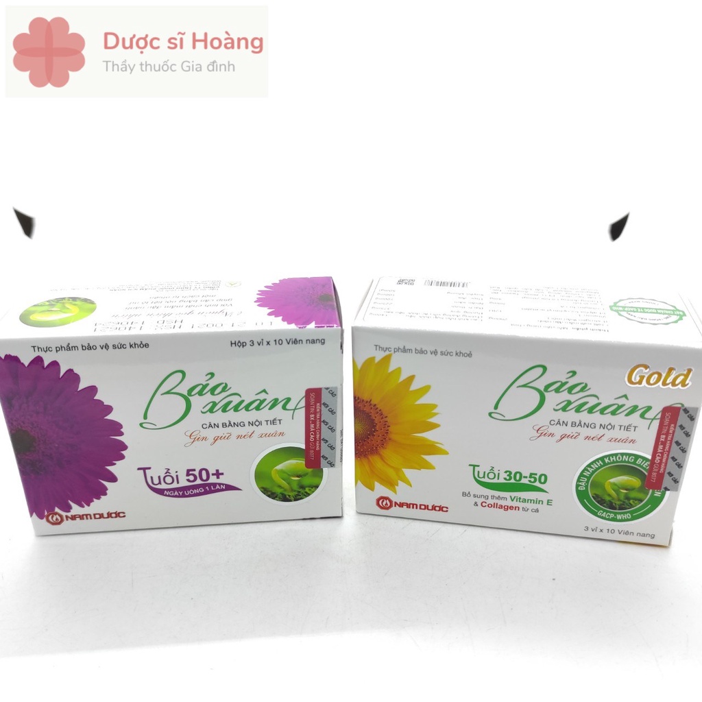 Bảo Xuân Gold & Bảo Xuân Tím - Cân Bằng Điều Hòa Nội Tiết Tố Nữ Cải Thiện Sức Khỏe Sắc Đẹp