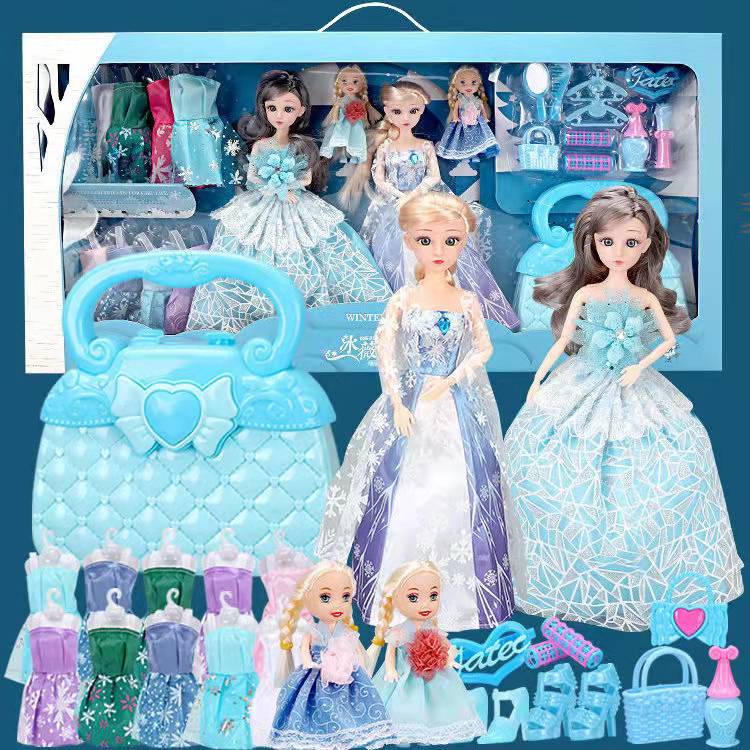 Bộ búp bê barbie, trẻ em cô gái, Đồ chơi mô phỏng ngôi nhà công chúa，quà tặng sinh nhật đẹp❤️giao hàng ngay❤️