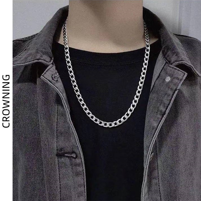 Dây Chuyền Bằng Thép Không Gỉ Thời Trang Âu Mỹ Cho Nam Và Nữ F890