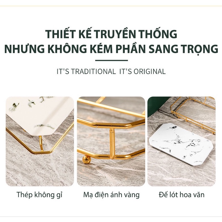 Kệ Để Đồ Nhà Tắm Gốm Sứ Vân Cẩm Thạch Cao Cấp, Kệ Để Mĩ Phẩm Nhà Tắm