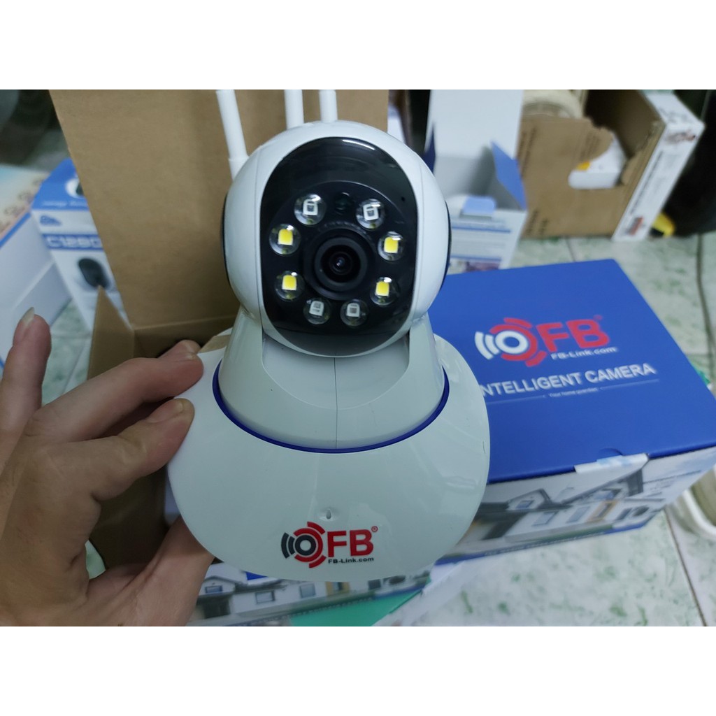 5.0 Camera IP Wifi FB-Link GT-3442 Full HD (App Yoosee – Có Led Nhìn Màu Ban Đêm – Đàm thoại 2 chiều – Bám chuyển động