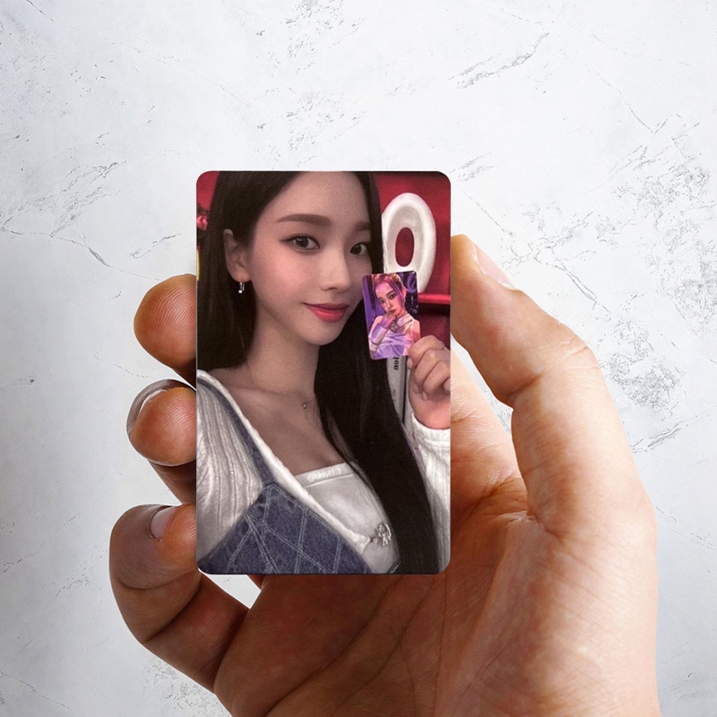 Set 4 Tấm Thẻ Ảnh Lomo Các Thành Viên Nhóm Nhạc Kpop Aespa