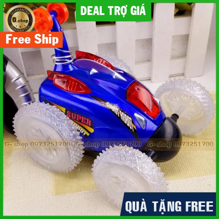 (FREE-SHIP) Siêu Xe Điều Khiển Từ Xa Cao Cấp - Oto điều khiển nhào lộn - Xe đồ chơi điều khiển - TẶNG BỘ BÀI