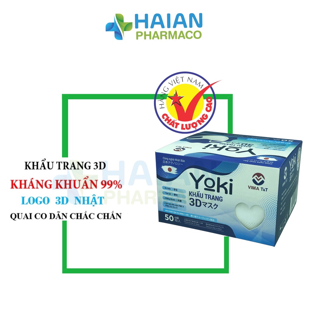 Khẩu trang 3D Mask size M sử dụng công nghệ dập nhật bản