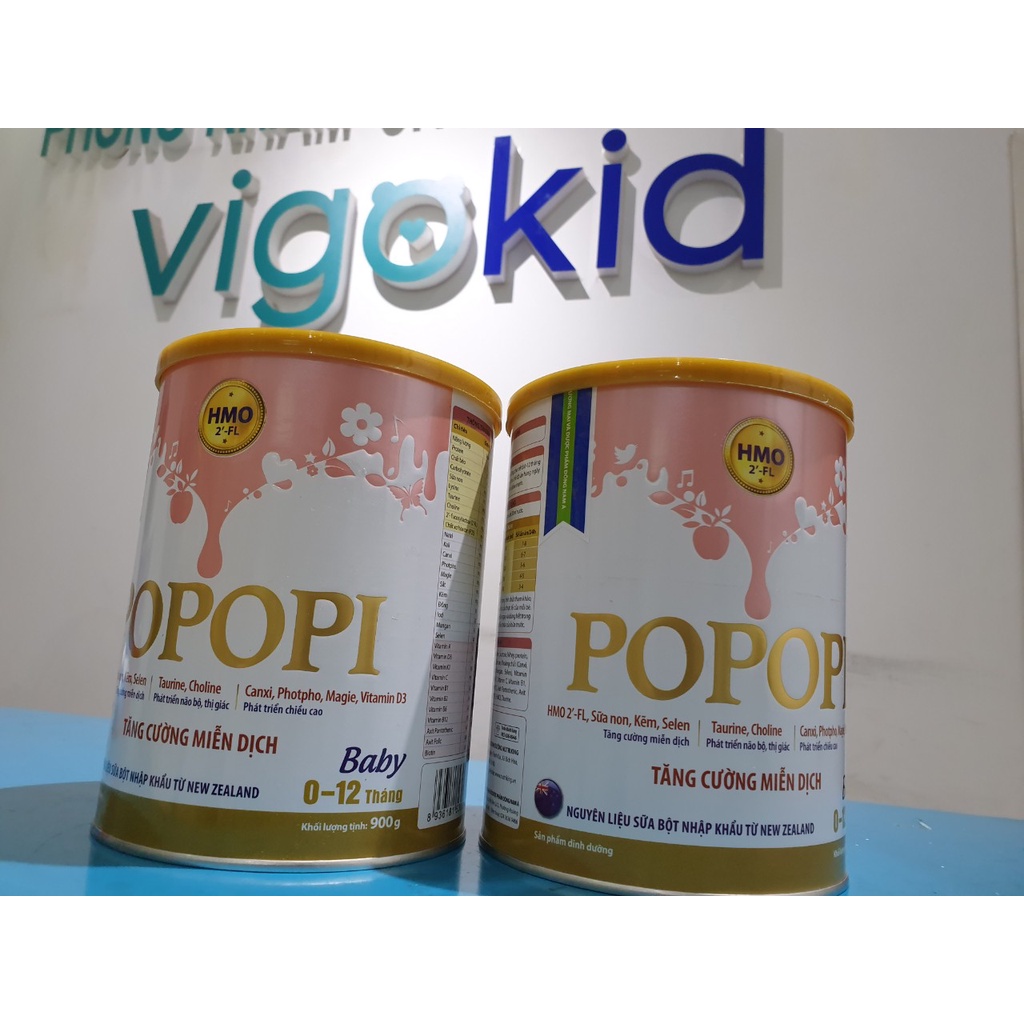 SỮA BỘT POPOPI BABY LON 900G