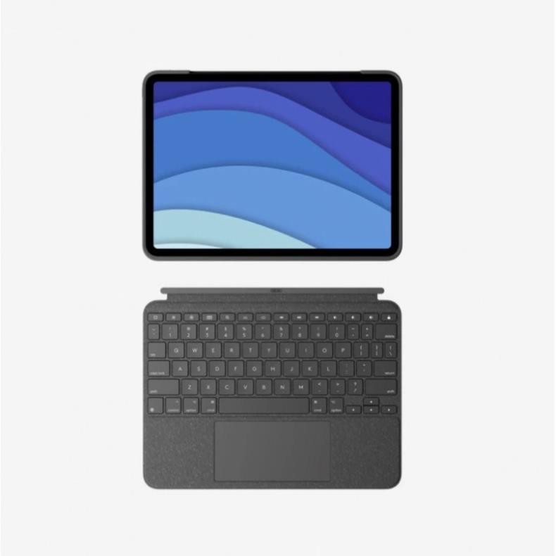 Bao da bàn phím Logitech Combo Touch for iPad 12,9 (5th, 6th), 11inch (1,2,3th), iPad Air (4th, 5th) - Hàng Chính hãng