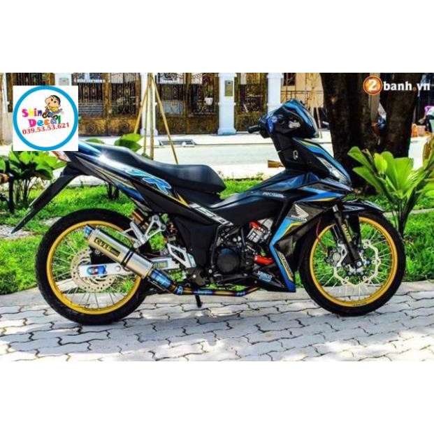 Tem xe winner chất liệu Crom chính hãng cao cấp(Tem Rời)