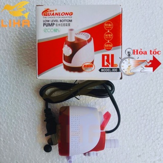 Máy Bơm Hút Cặn Quanlong QL-800 (8W-800L/H-1M) - Bơm Mini Cho Hồ Cá