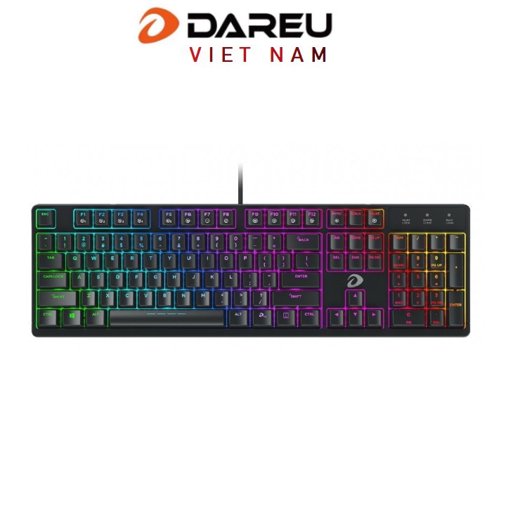 Bàn phím cơ DAREU EK1280 104KEY (RGB, Blue/ Brown/ Red D switch) | WebRaoVat - webraovat.net.vn