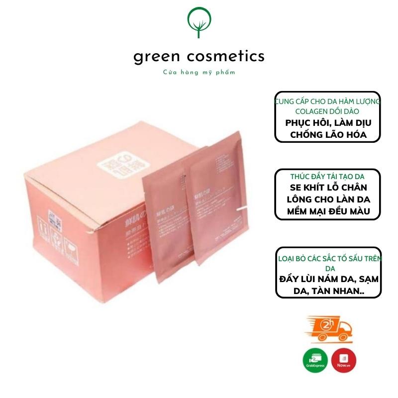 Mặt Nạ Tế Bào Gốc Nhau Thai Cừu Hộp 50 Miếng Cuống Rốn Rwine Beauty Mask Dưỡng Ẩm Cho Da Đồng Thời Tái Tạo Collagen