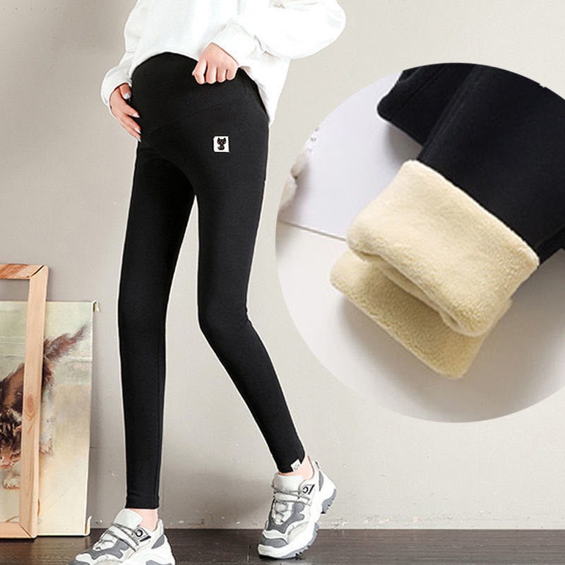 Quần Legging bầu LÓT LÔNG siêu mềm siêu ấm_ Mùa Đông không lạnh