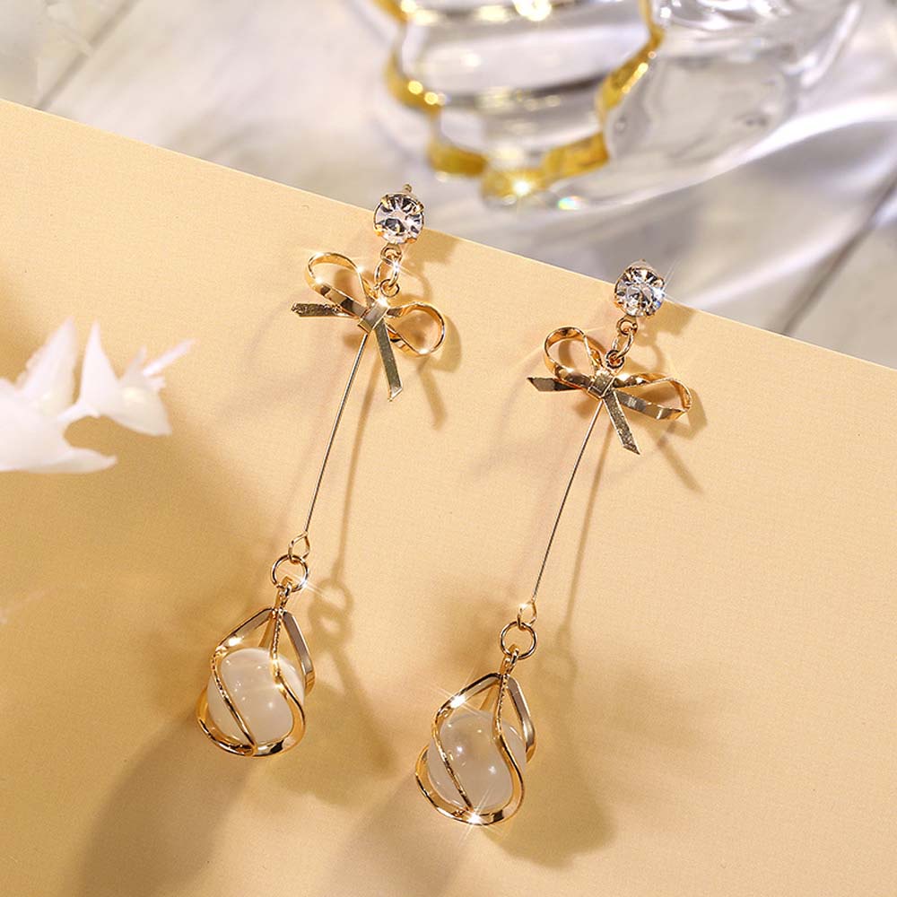 Khuyên Tai Dáng Dài Hình Giọt Nước Bằng Acrylic Phối Kim Loại Nhiều Màu Thời Trang Hàn Quốc Cho Nữ