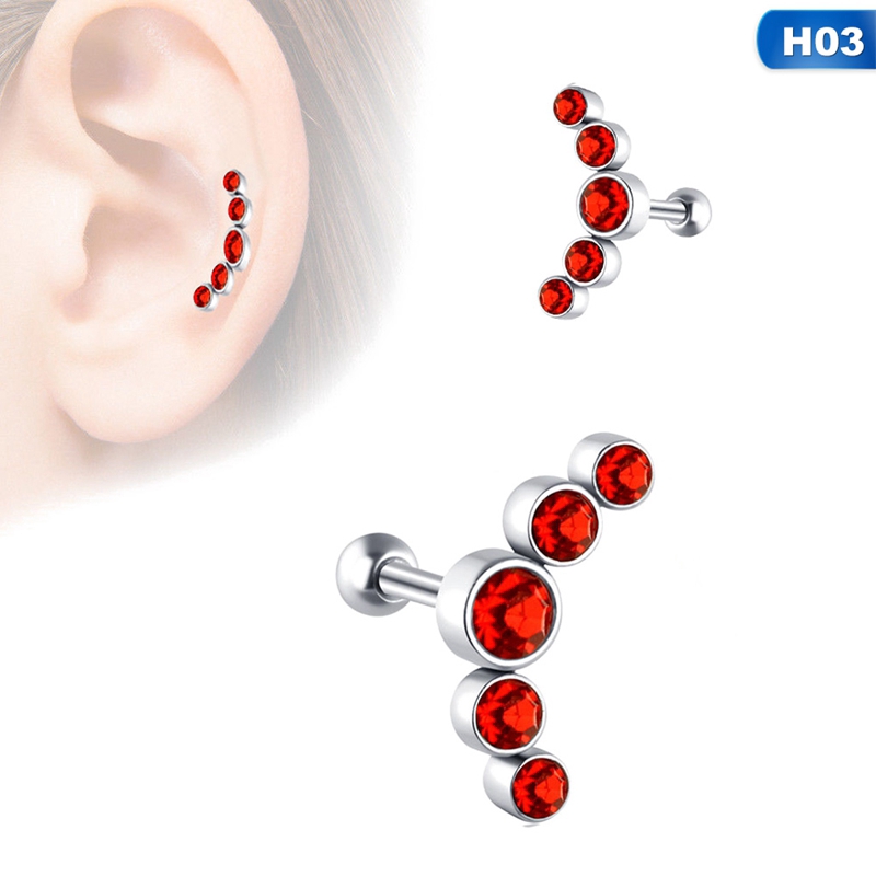 Đôi Khuyên Tai Hình Kim Cương Lấp Lánh Thời Trang Cho Nữ