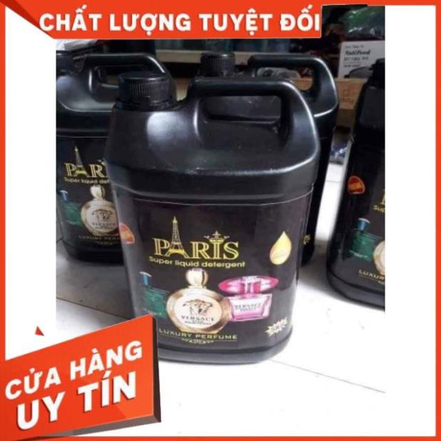 Nước Giặt Xả Paris Hương Nước Hoa 5000ml, Nước Giặt Paris, Không Hoá Chất, An Toàn Cho Da, Tẩy Siêu Sạch